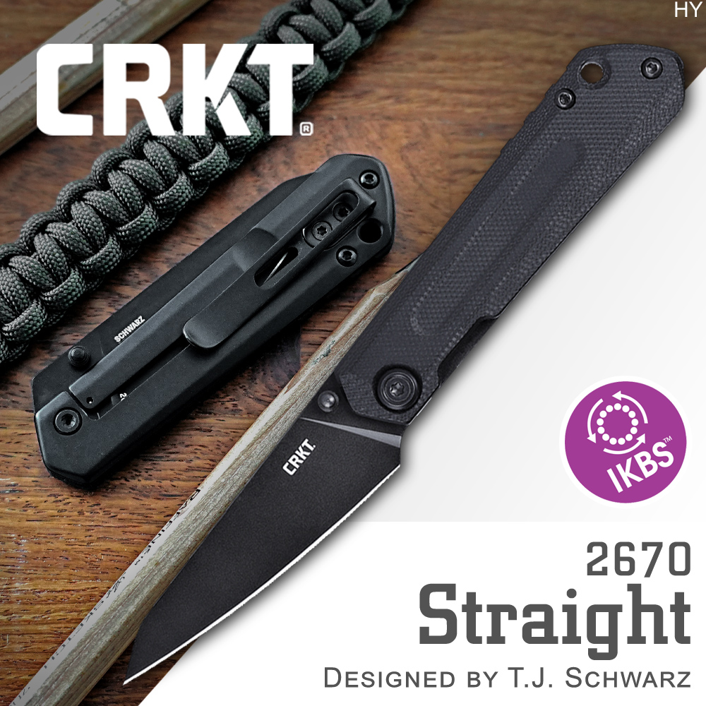 CRKT Straight 折刀#2670