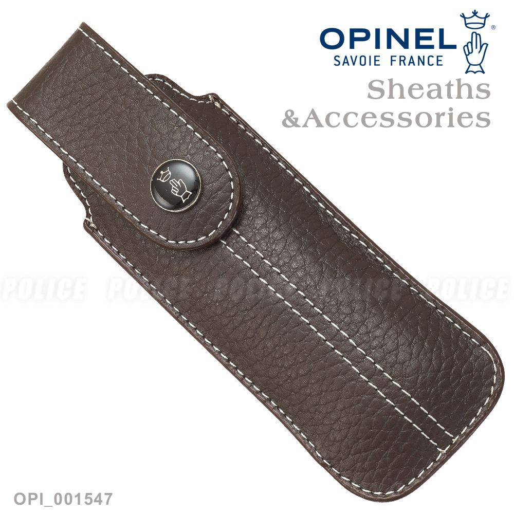 OPINEL 【福利品】Chic Black 時尚皮革套/咖啡色(#OPI_001547)