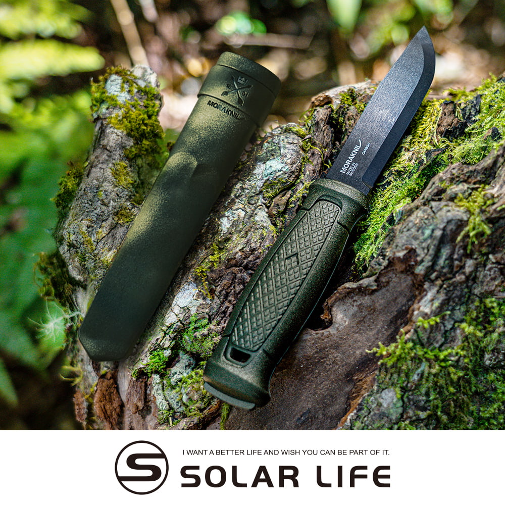 MORAKNIV 全龍骨厚刃高碳鋼直刀含護套 14528 Garberg BlackBlade.戶外直刀 求生野營刀 多功能露營刀 登山直刀