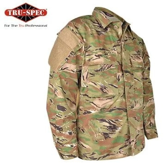 TRU SPEC 鐵士貝克 鐵士軍規【TRU-SPEC】BDU 作戰上衣 多地虎斑迷彩（其他規格）
