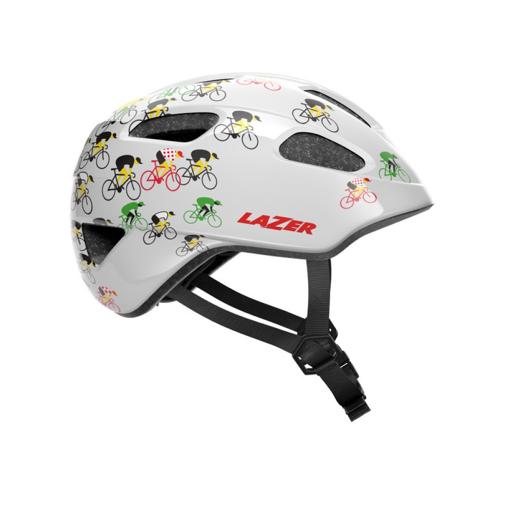 LAZER NUTZ 2.0 KinetiCore 兒童用 自行車安全帽 環法特仕版