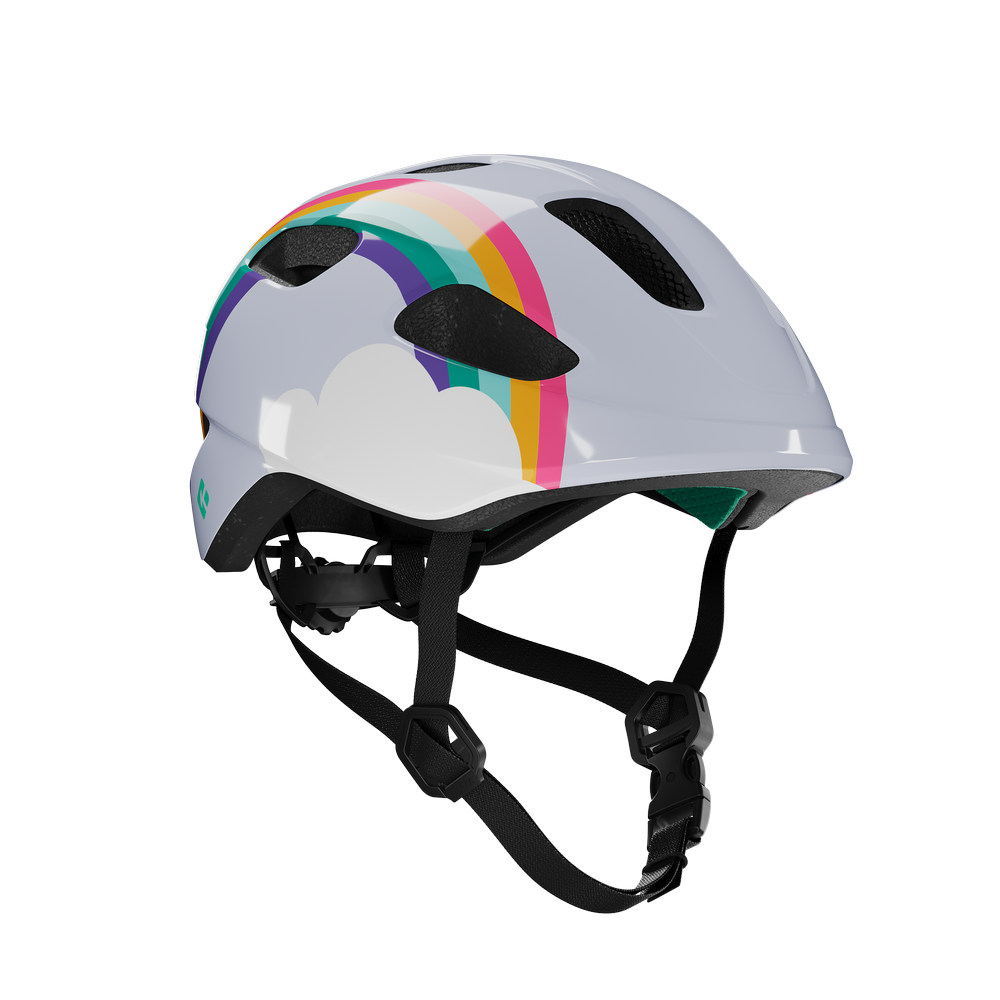 LAZER PNUT 2.0 KinetiCore 幼童用 自行車安全帽 五色彩虹