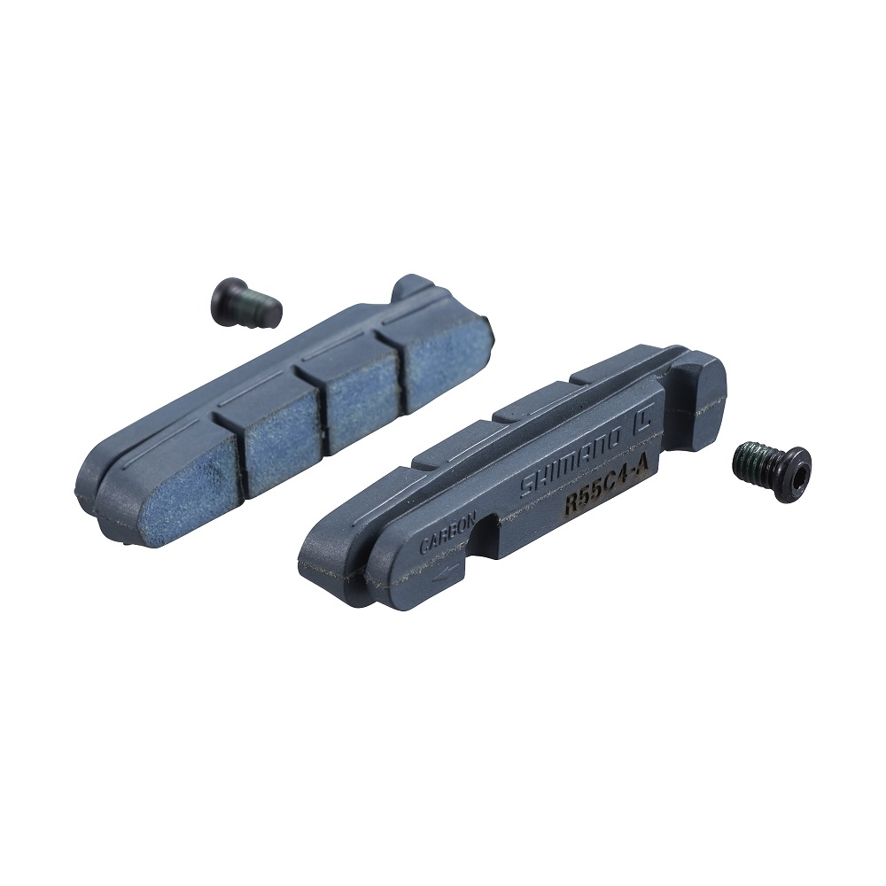 SHIMANO 禧瑪諾 R55C4-A 公路車碳纖維輪圈專用煞車塊 (厚度減少1mm) (一輪份/不含座)