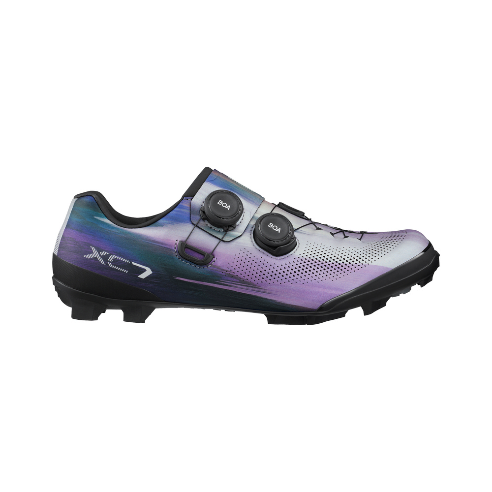 SHIMANO 禧瑪諾 XC703 登山車鞋 動力鞋楦 寬版 極光紫色