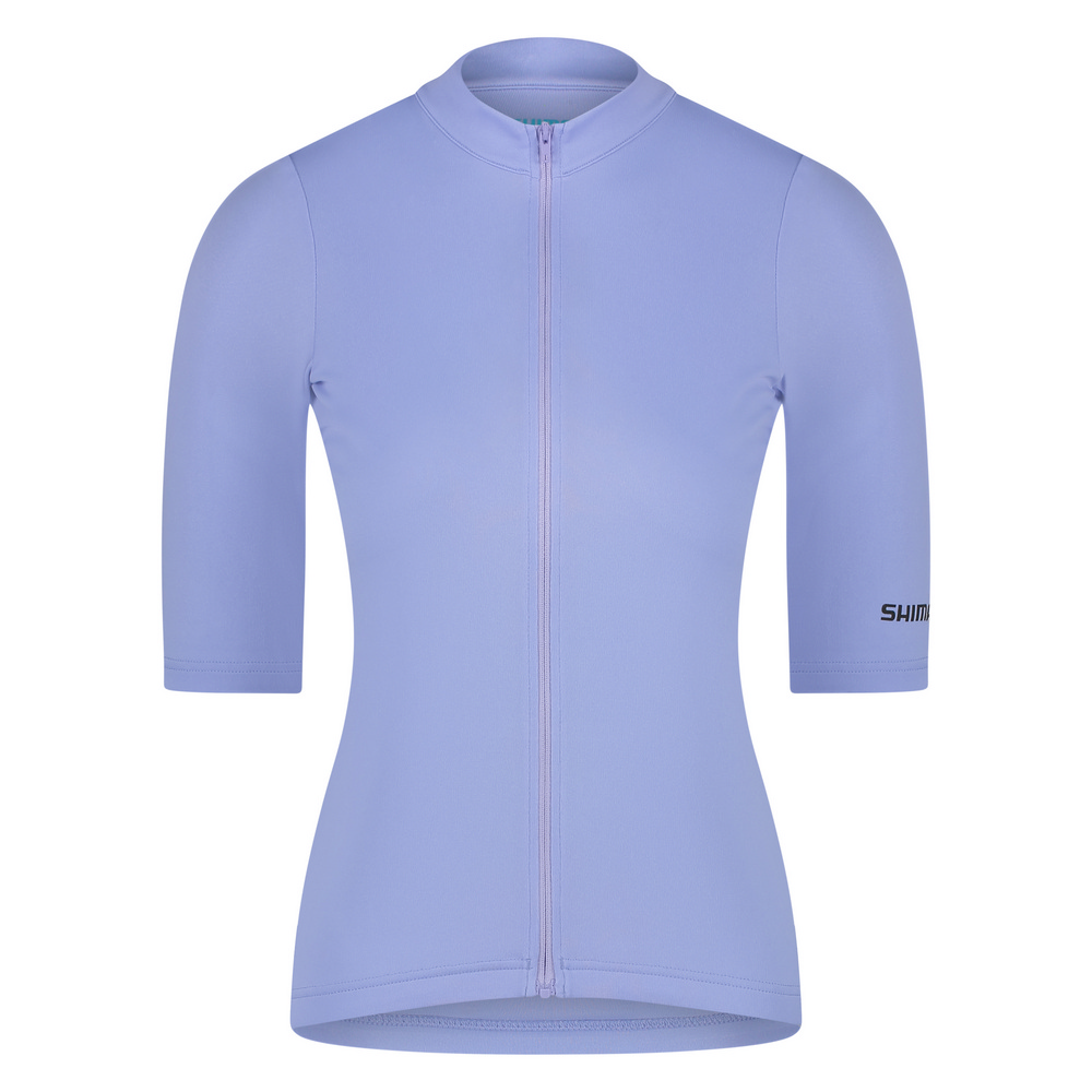 SHIMANO 禧瑪諾 ELEMENTO 女款短袖車衣 淡紫色