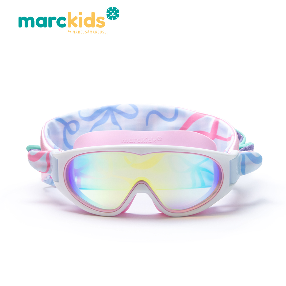 MARCUS & MARCUS Marckids兒童頭帶式造型大框泳鏡-夏日甜心