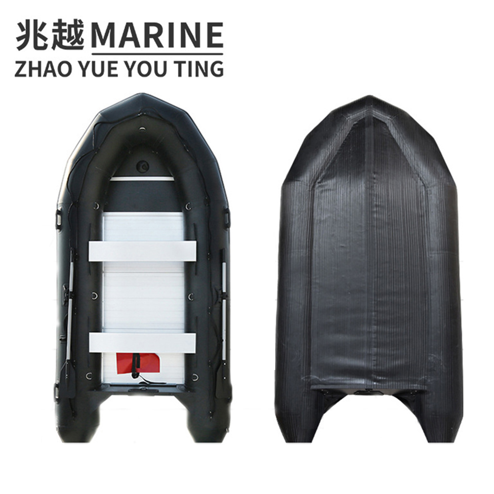 集集客 包底沖鋒舟黑金剛充氣船路亞釣魚艇救援防汛橡皮艇加厚皮劃艇（其他規格）