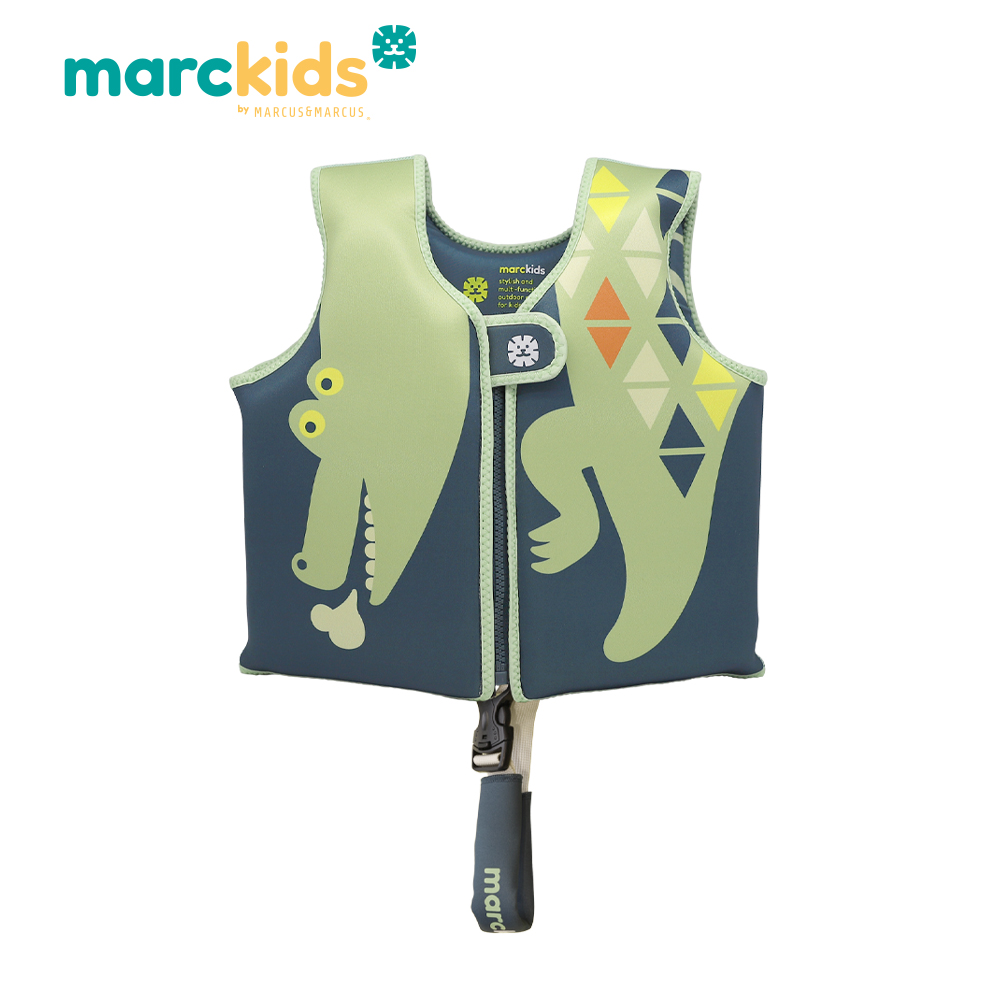 MARCUS & MARCUS Marckids兒童游泳浮力背心(XL)-叢林