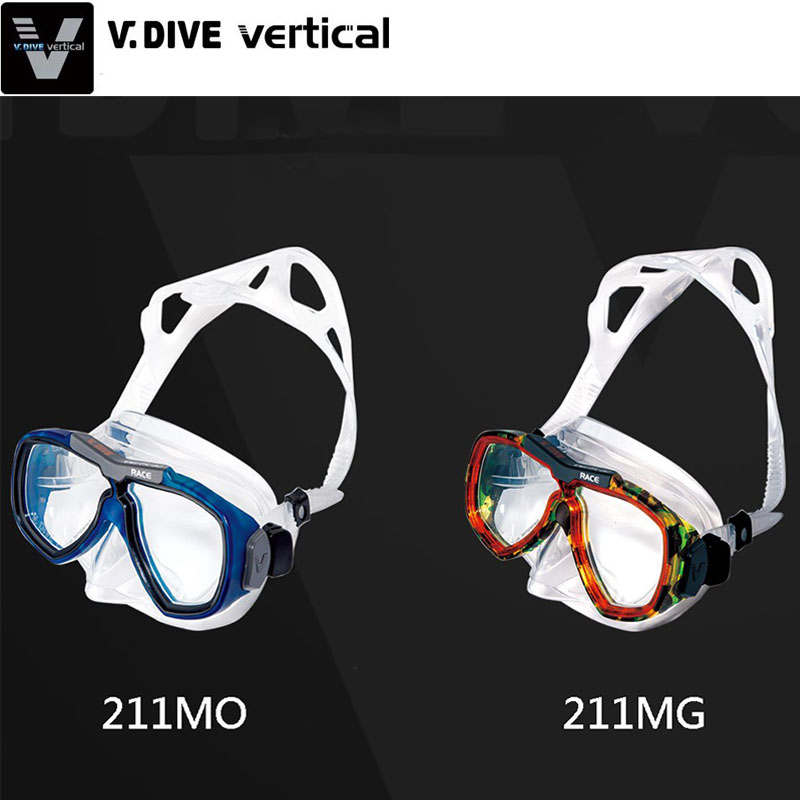 V.DIVE 威帶夫 211 迷彩框 潛水面鏡