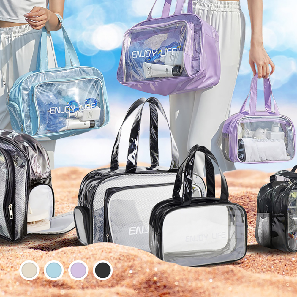 Reddot 紅點生活 乾濕分層防水健身沙灘游泳包(超值2入組)