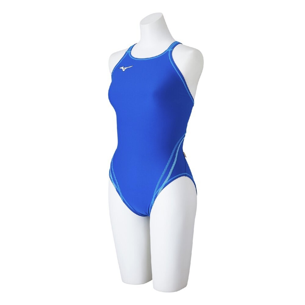 MIZUNO 美津濃 EXER SUITS 女連身泳衣 藍 N2MAC26227