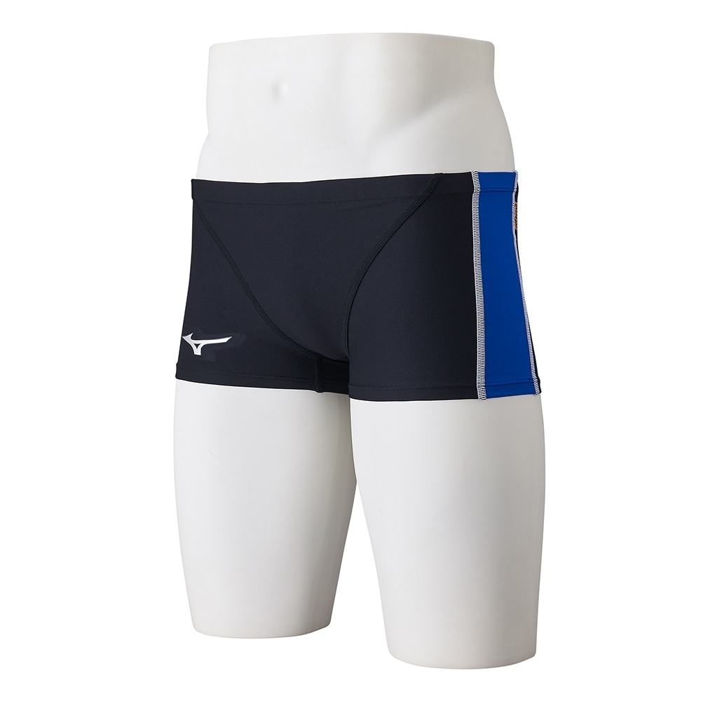 MIZUNO 美津濃 EXER SUITS 男泳褲 黑藍 N2MBB06092