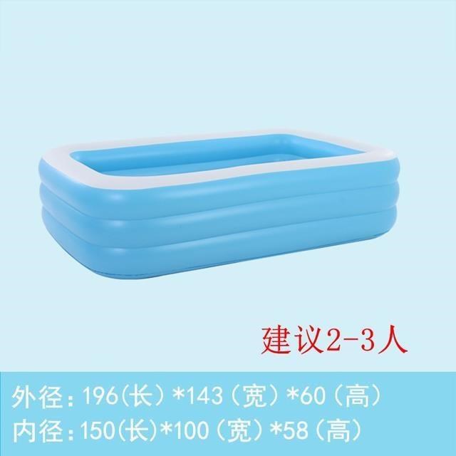 加厚充氣室內戶外泳池 球池 兒童洗澡池折疊收納充氣游泳池【YV9885】