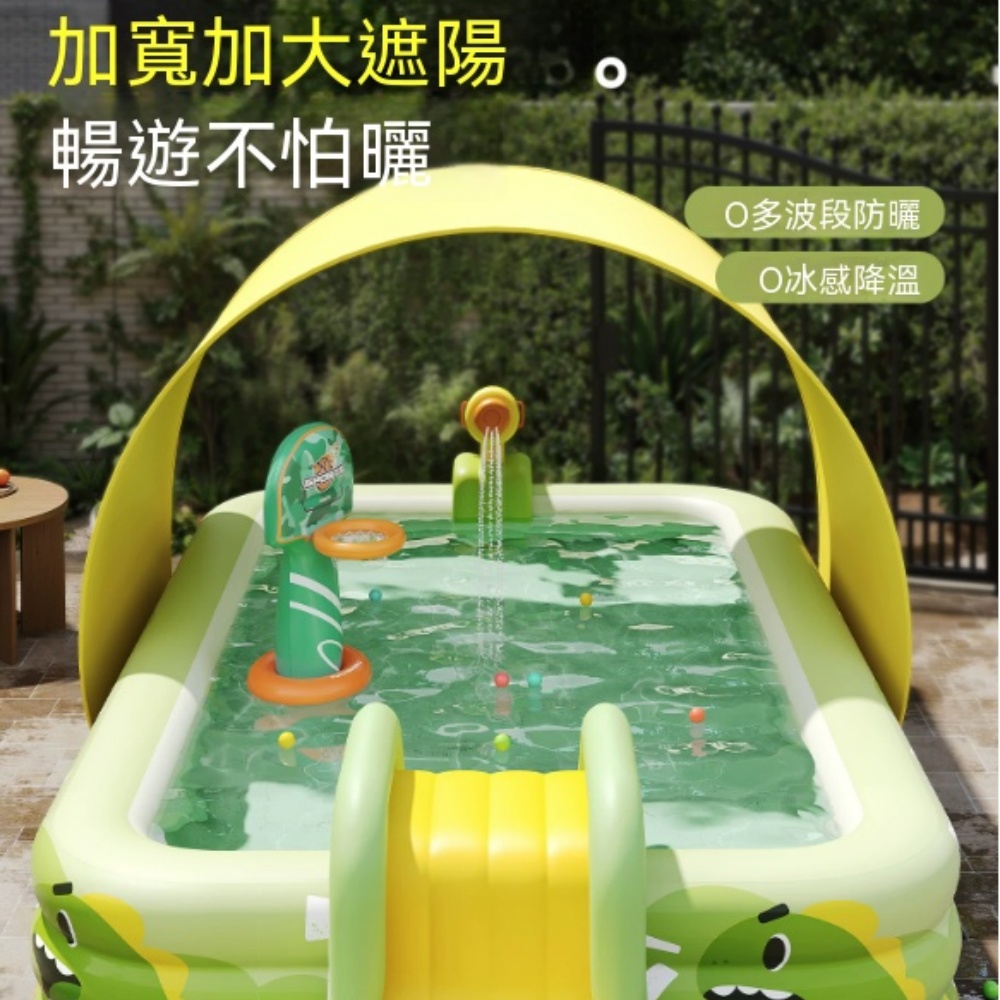 閒暇遊玩 盛夏消暑 充氣池 庭院儲水池 院落盛水墊 露天休閒槽 戶外蓄水盤 210*145*56cm