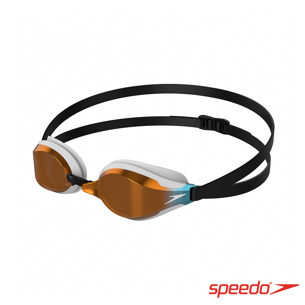 成人競技鏡面泳鏡 SPEEDSOCKET 白