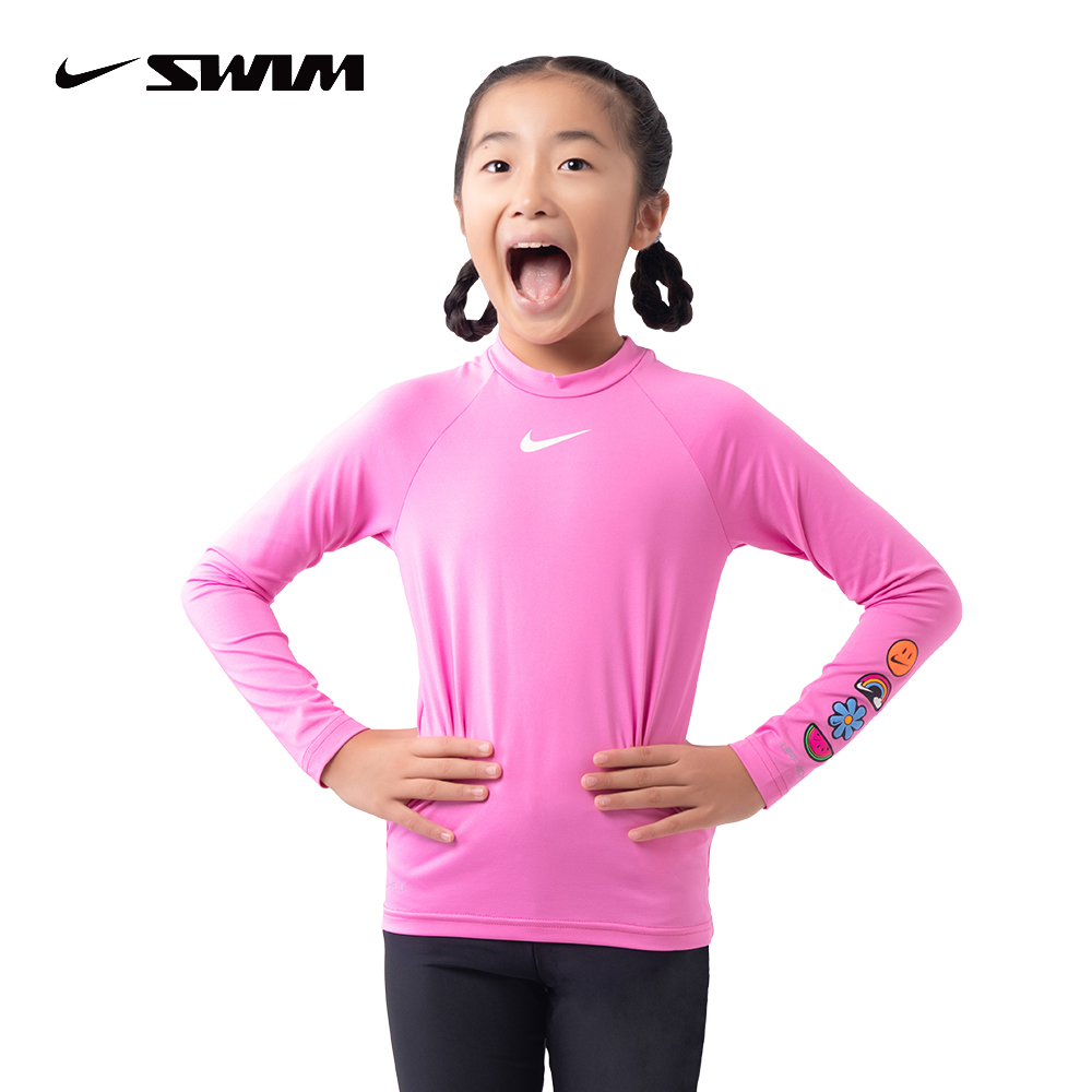 NIKE 耐吉 女孩長袖防曬衣 NESSE739