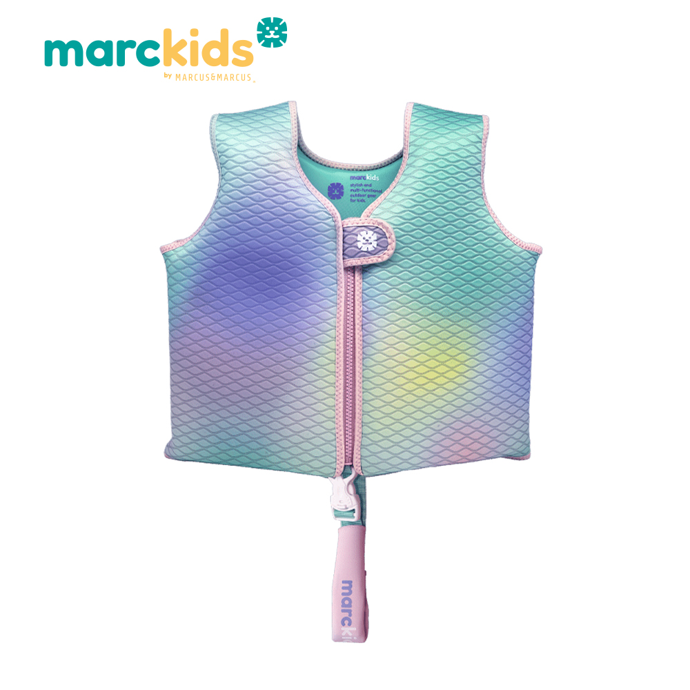 MARCUS & MARCUS Marckids兒童游泳浮力背心(L)-幻彩