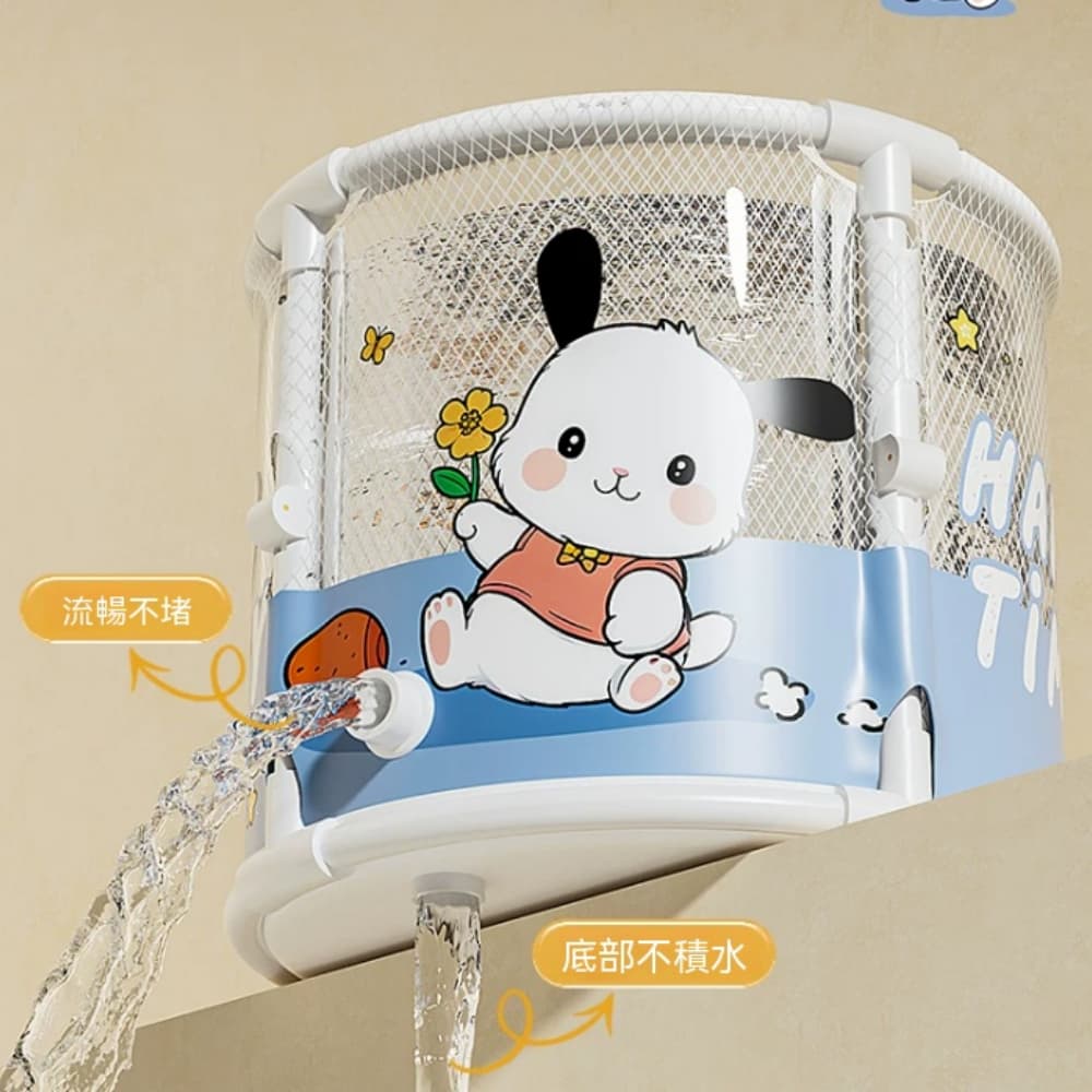 【伊達】折疊式泡澡桶 加厚泡澡桶 寶寶游泳桶 圓形泡澡桶 家用兒童浴桶 免充氣泡澡桶 可折疊浴桶（其他規格）