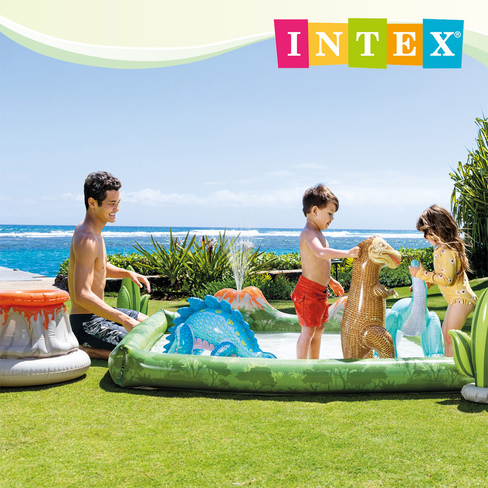 INTEX 侏儸紀冒險世界戲水池 適2歲以上(56132NP)15120600