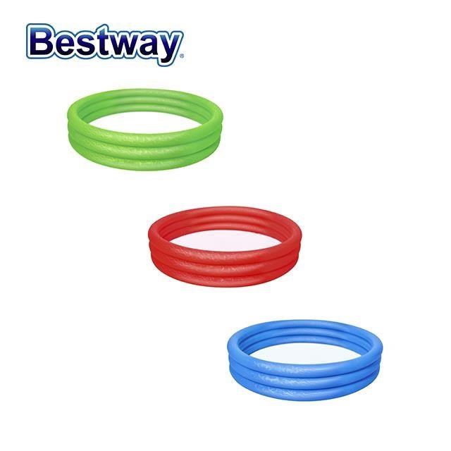 BESTWAY 亮彩充氣泳池 183x183x33cm 隨機出貨