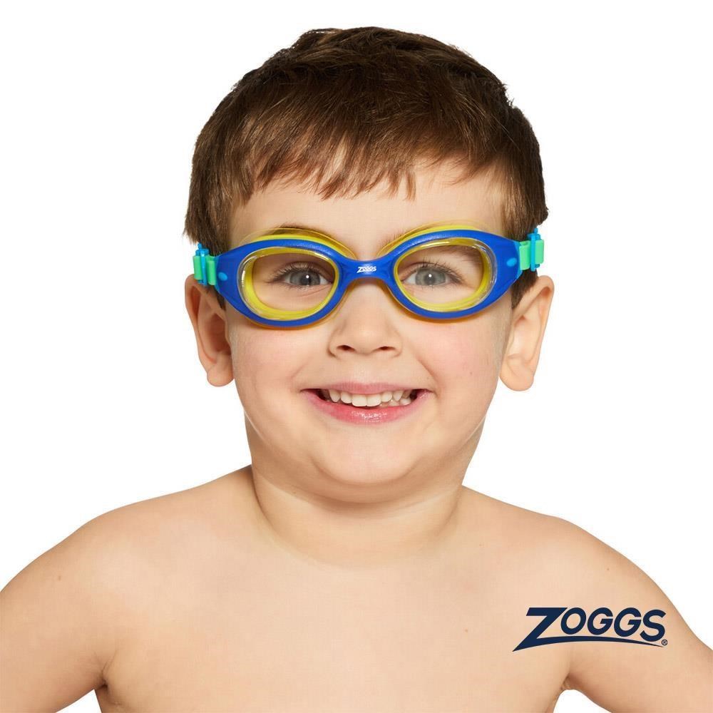 ZOGGS 幼童音速AIR氣墊防霧泳鏡-藍黃