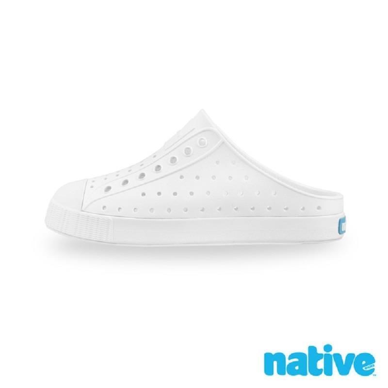 native 小童鞋 JEFFERSON CLOG 小奶油穆勒鞋-貝殼白