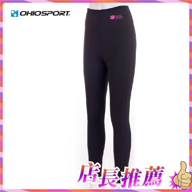 OHIOSPORT 【路達車衣館】女運動爆汗緊身褲