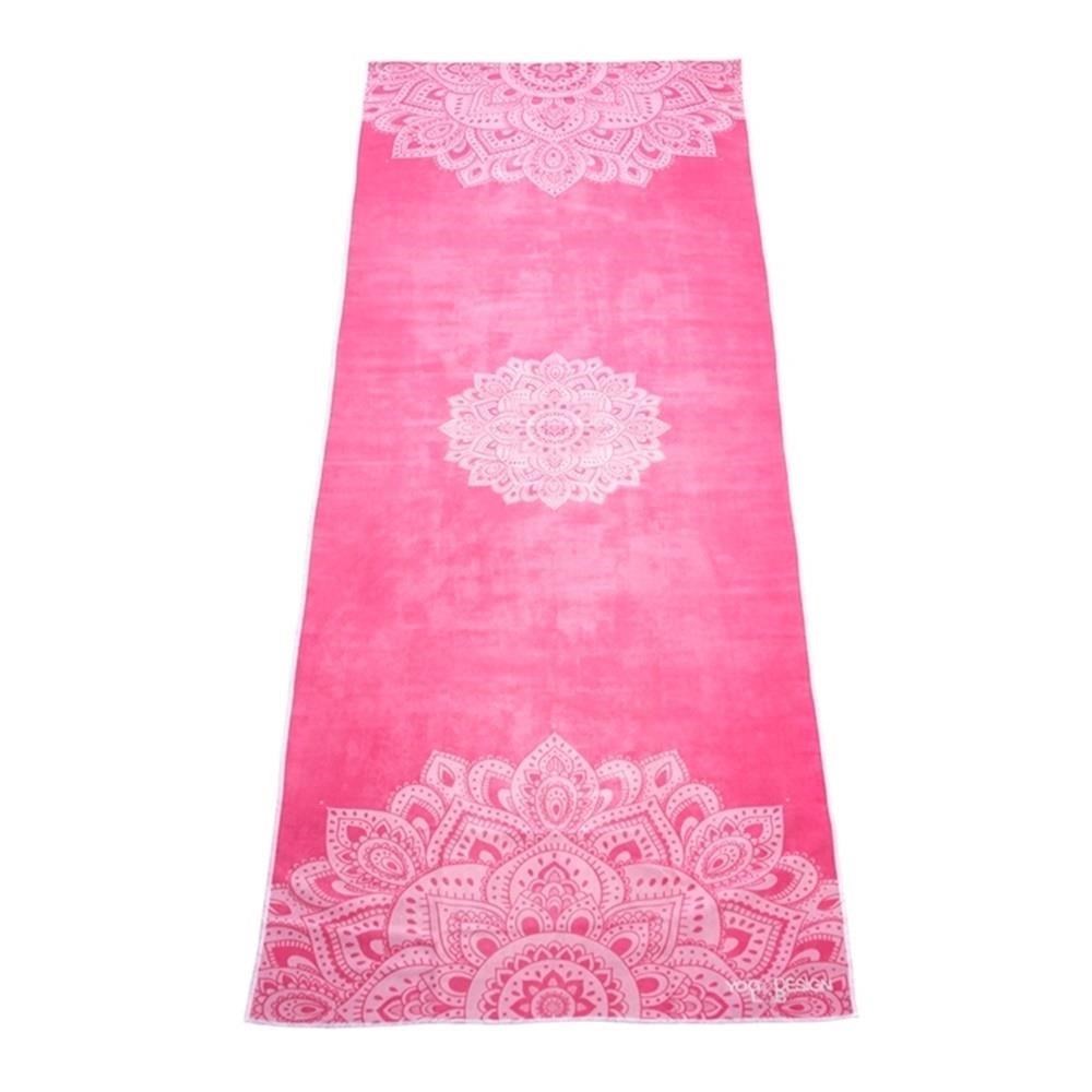 Yoga Design Lab 【南紡購物中心】 Yoga Mat Towel 瑜珈舖巾 - Mandala Rose