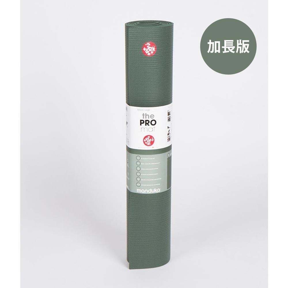 Manduka PRO Mat 瑜珈墊 6mm 加長版 - Black Sage (Green)