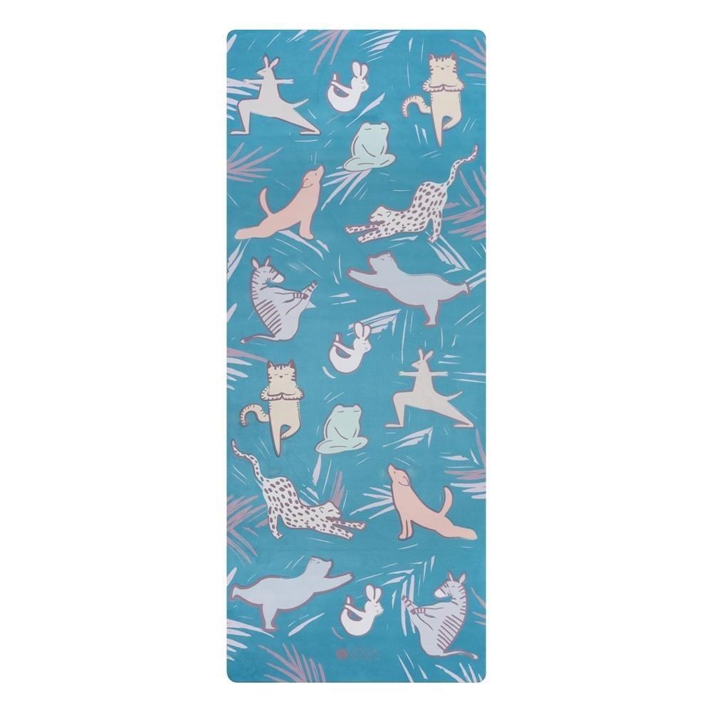 Combo Kids Yoga Mat 兒童瑜珈墊4mm - Jungle (超細纖維絨面)