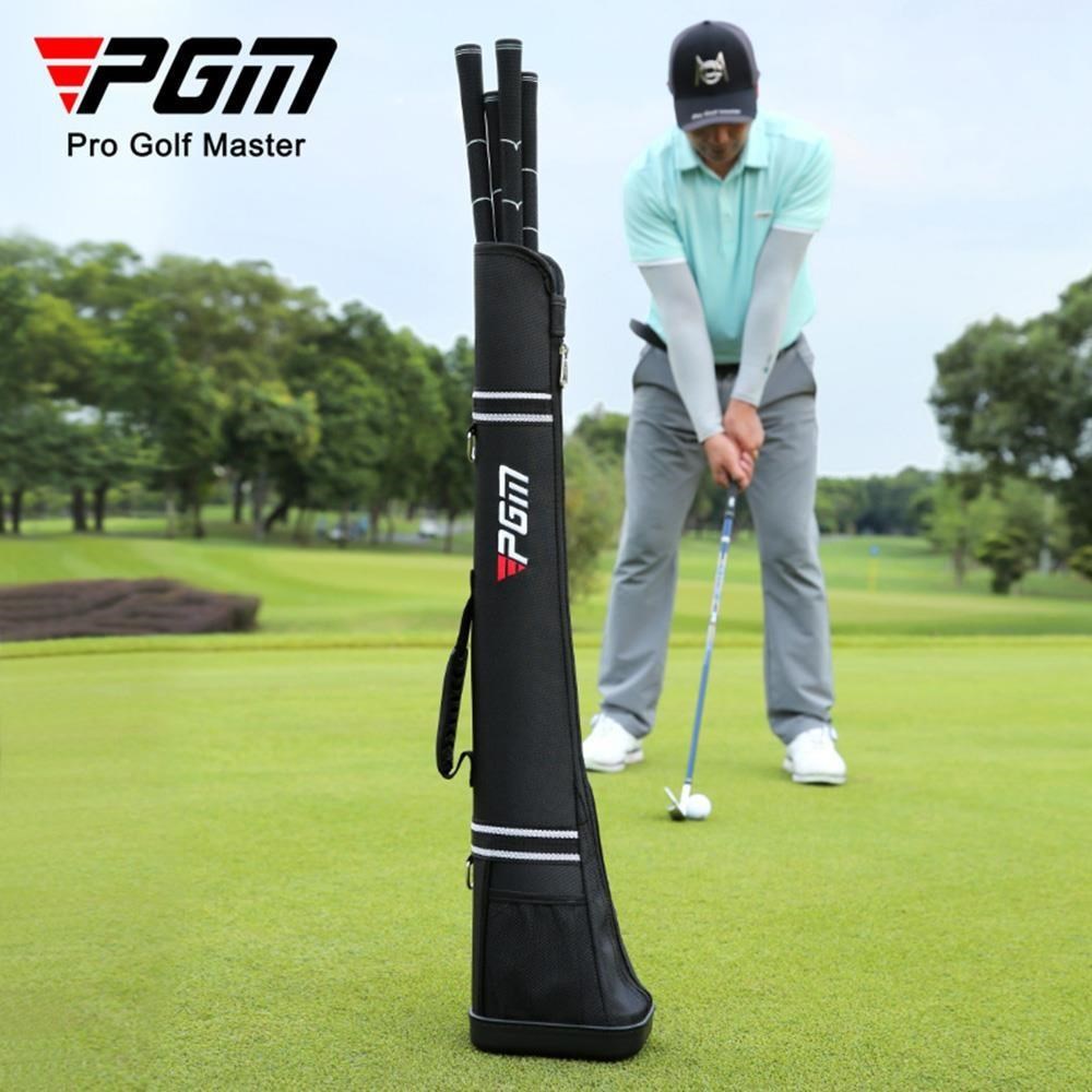 無品牌 PGM GOLF 新款升級內層硬殼輕便高爾夫球桿包 裝5支桿
