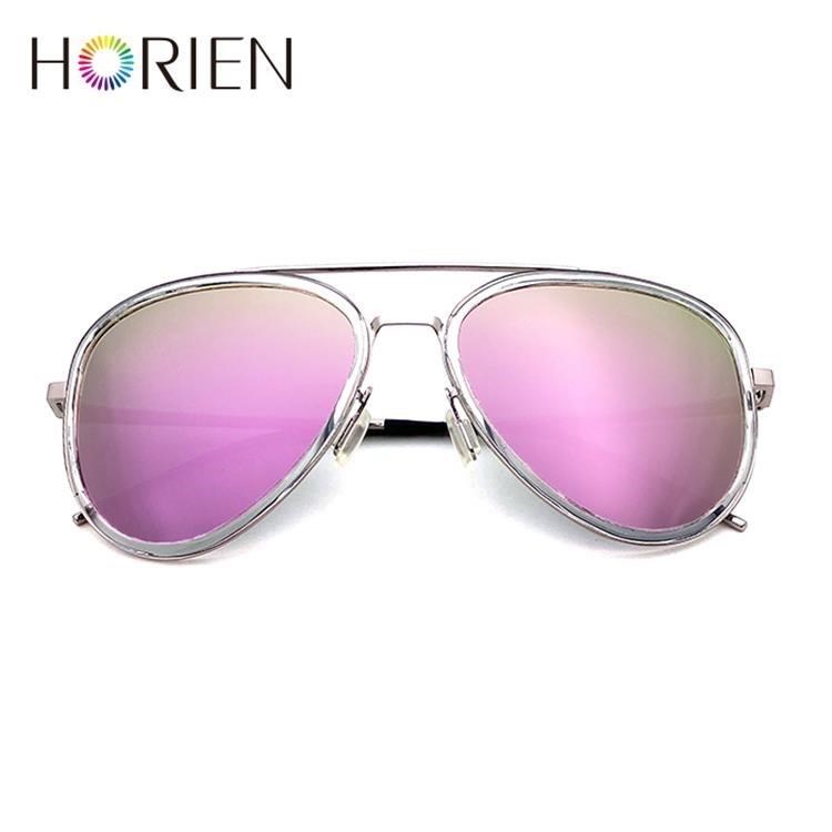 SUNS HORIEN海儷恩 芭比粉飛行員偏光太陽眼鏡 抗UV(N6518 TD51)