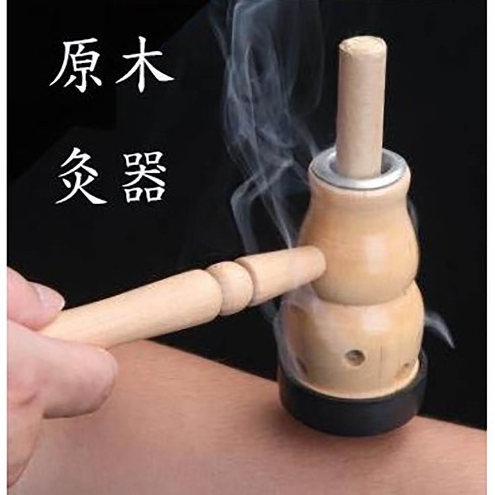 SKIP 四季織 新原木製葫蘆灸器
