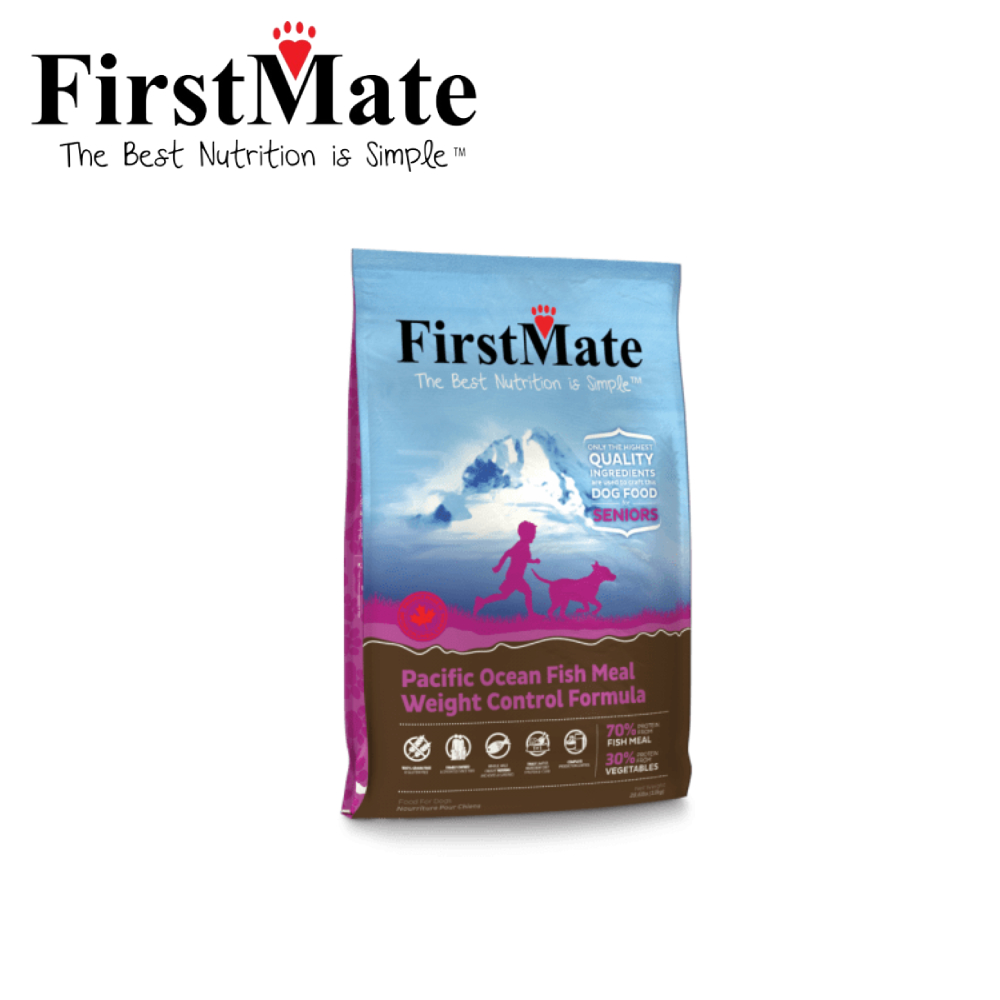 【FirstMate】第一饗宴 無穀低敏 海魚體重控制高齡犬配方 6.6公斤