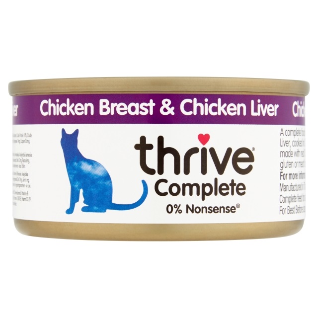 樂芙 【Thrive】脆貓罐 (雞胸肉+雞肝)75g