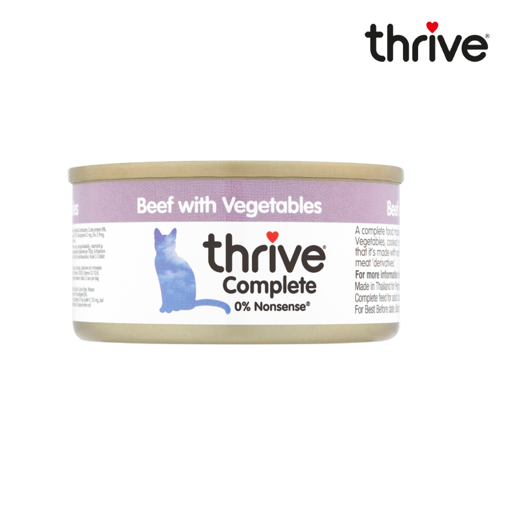 Thrive 脆樂芙 貓罐 (牛肉+蔬菜)75g
