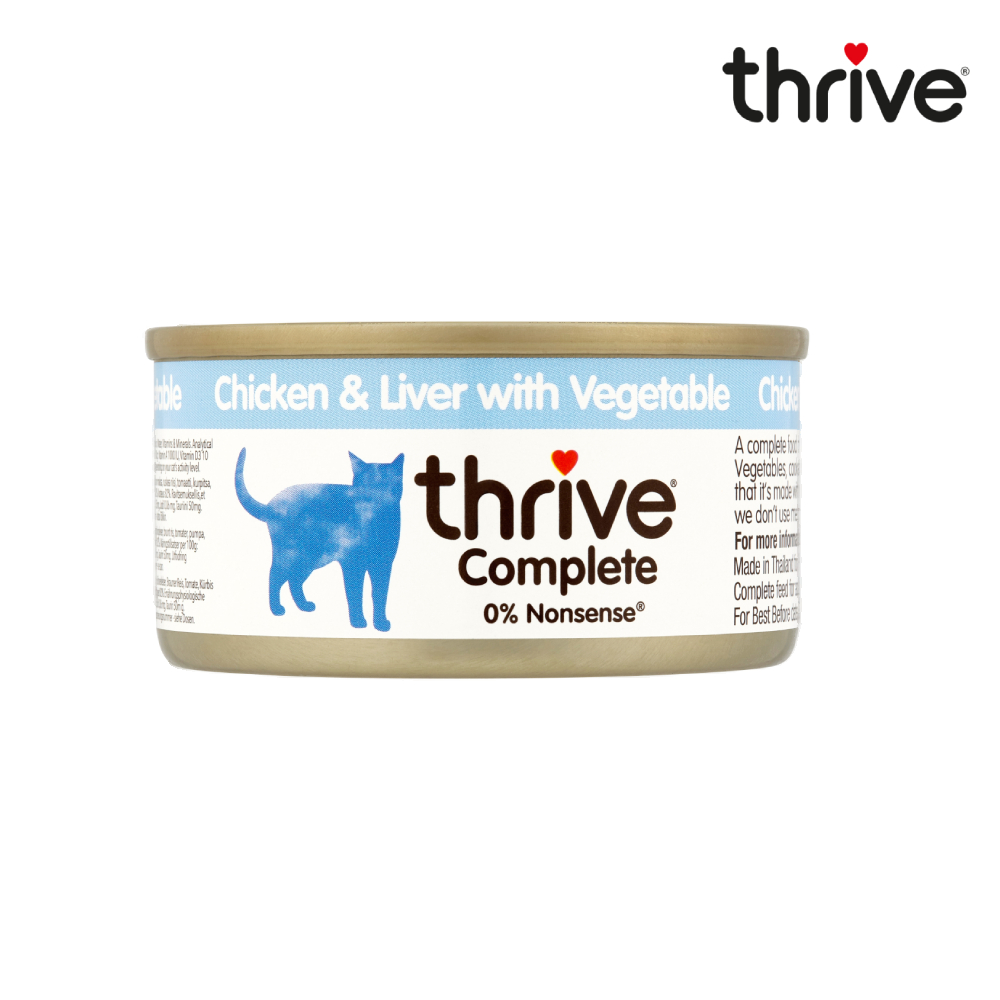 Thrive 脆樂芙 貓罐 (雞肉+雞肝+蔬菜)75g 12入