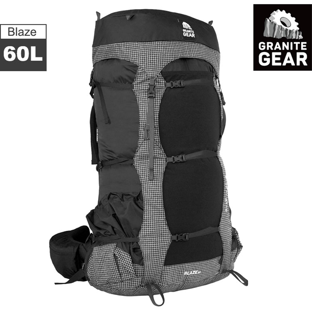 GRANITE GEAR Blaze 60 登山健行背包/黑/黑格