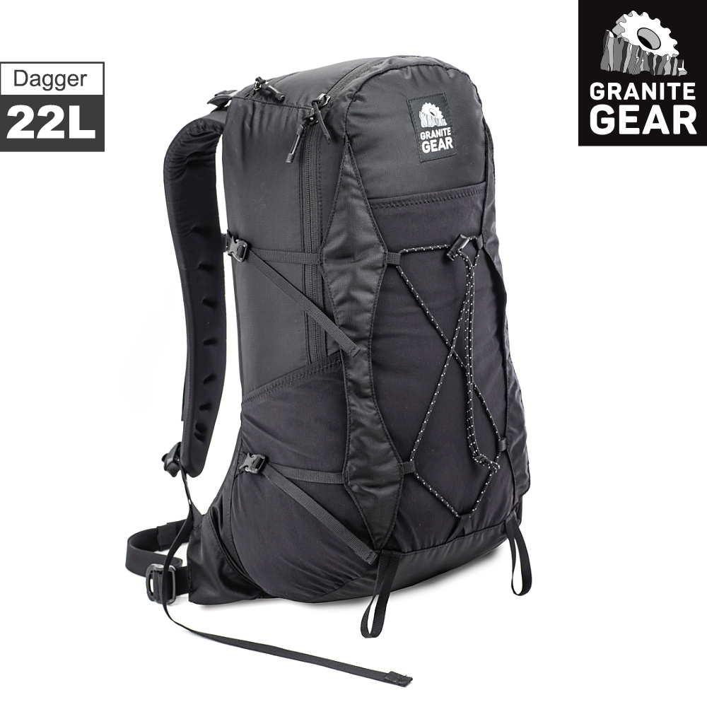 輕量登山背包【黑色/22L】Dagger 5000052 父