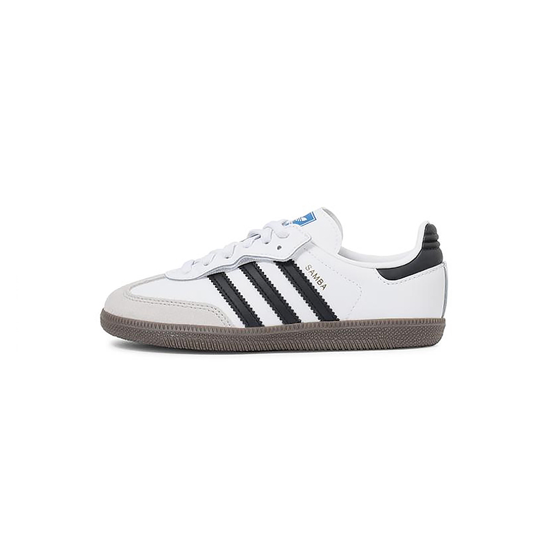 adidas 愛迪達 童鞋 SAMBA OG CF EL C 休閒鞋 德訓鞋 魔鬼氈 中大童 JQ6391