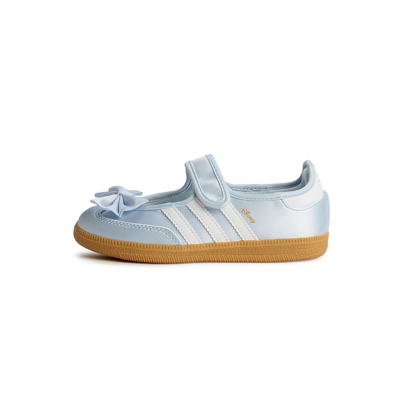 adidas 愛迪達 童鞋 SAMBA JANE C 愛麗絲夢遊仙境 緞面 瑪莉珍鞋 德訓鞋 休閒鞋 IH1755