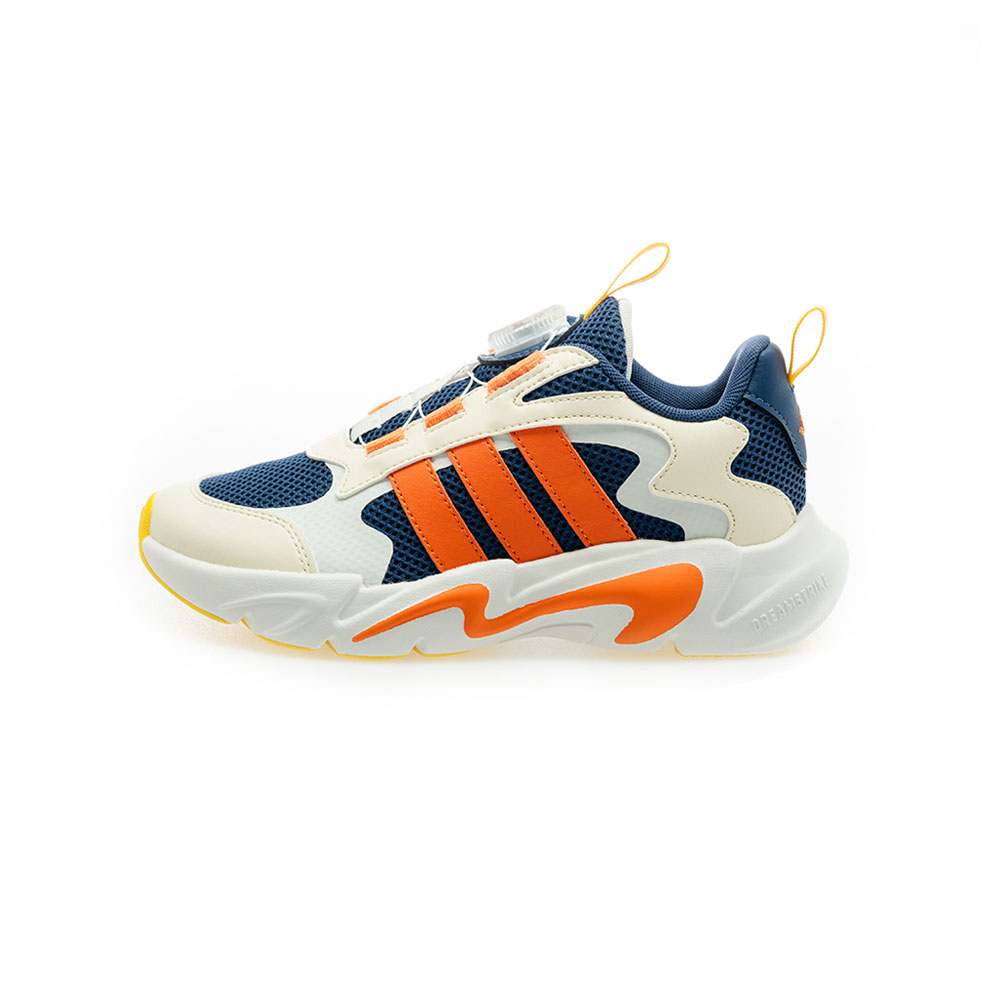 adidas 愛迪達 童鞋 PLAYFLEX HABU K 運動鞋 旋鈕鞋 白藍色 LA6970