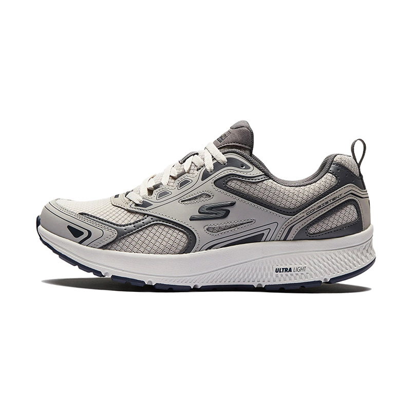 SKECHERS 斯凱奇 男鞋 GO RUN CONSISTENT 運動鞋 銀灰 220034GYNV