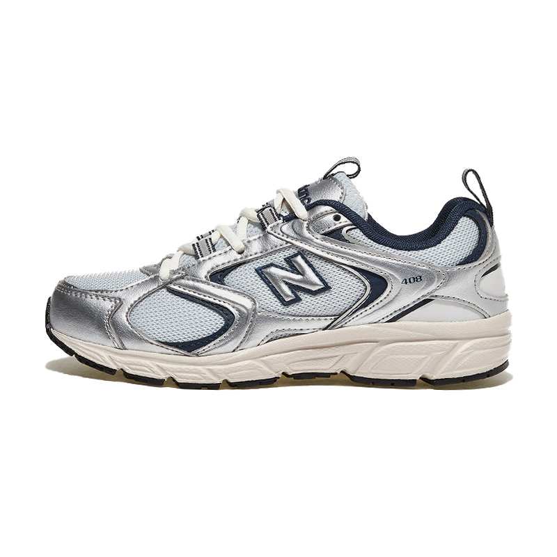 New Balance 紐巴倫 男女鞋 408 復古運動鞋 休閒鞋 銀 ML408N