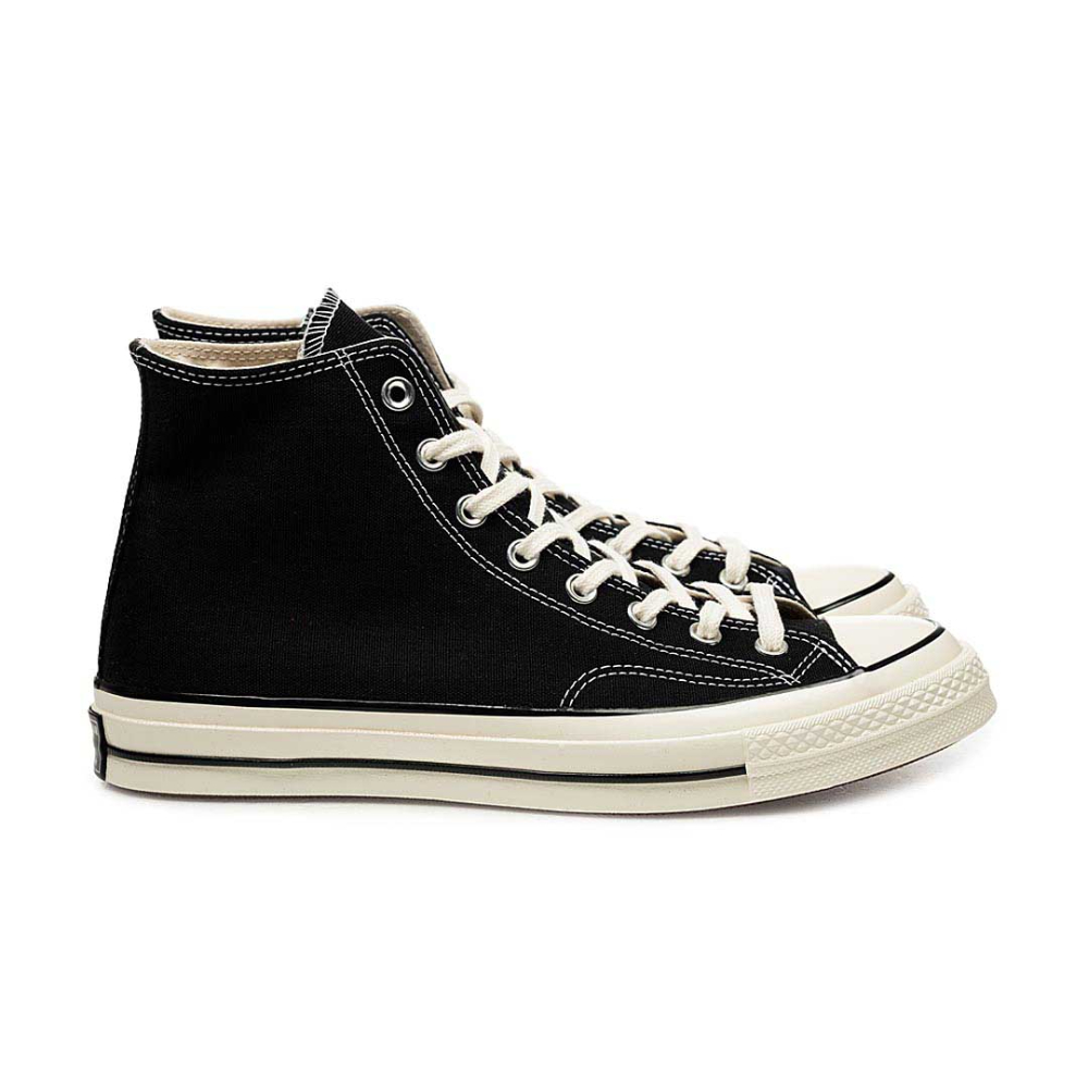 CONVERSE 匡威 男女鞋 CTAS 70 HI BLACK/BLACK/EGRET 高筒帆布鞋 休閒鞋 黑 162050C