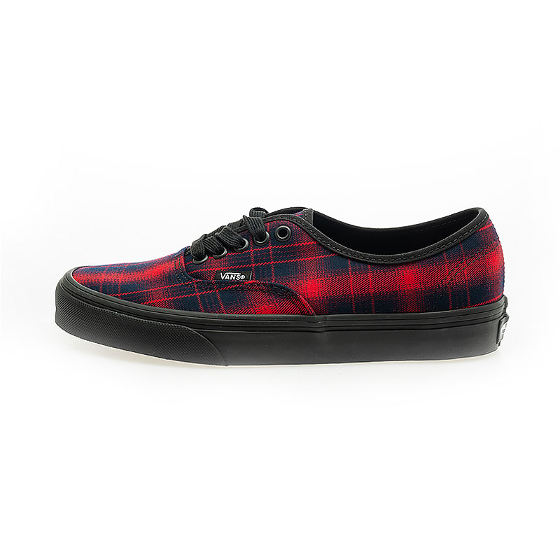 VANS 美線 男女鞋 Authentic 紅格紋 滑板鞋 休閒鞋 V150101010