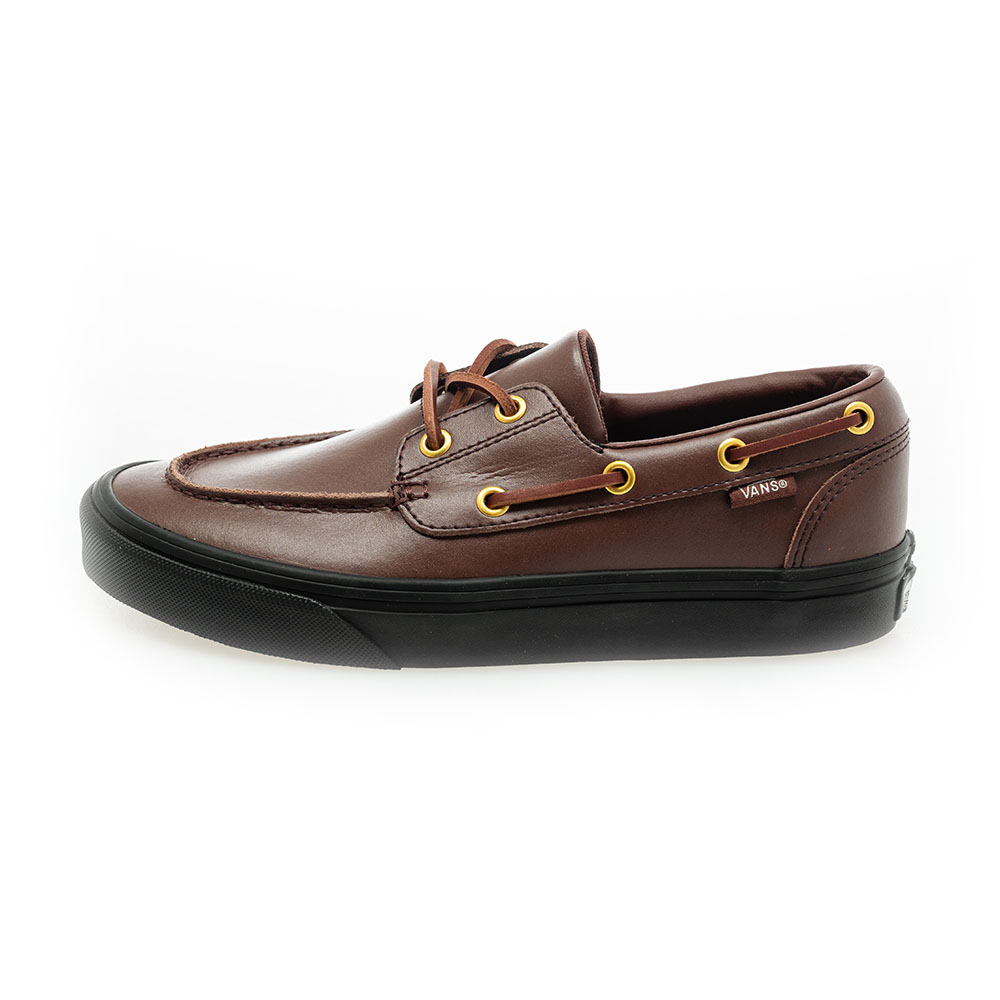 VANS 美線 男女鞋 2-Eyelet Boat Shoe 皮革 休閒鞋 帆船鞋 V160100029