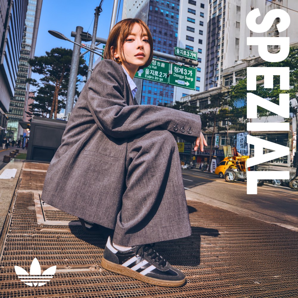 adidas 愛迪達 男女鞋 HANDBALL SPEZIAL 復古休閒鞋 黑 JR6512