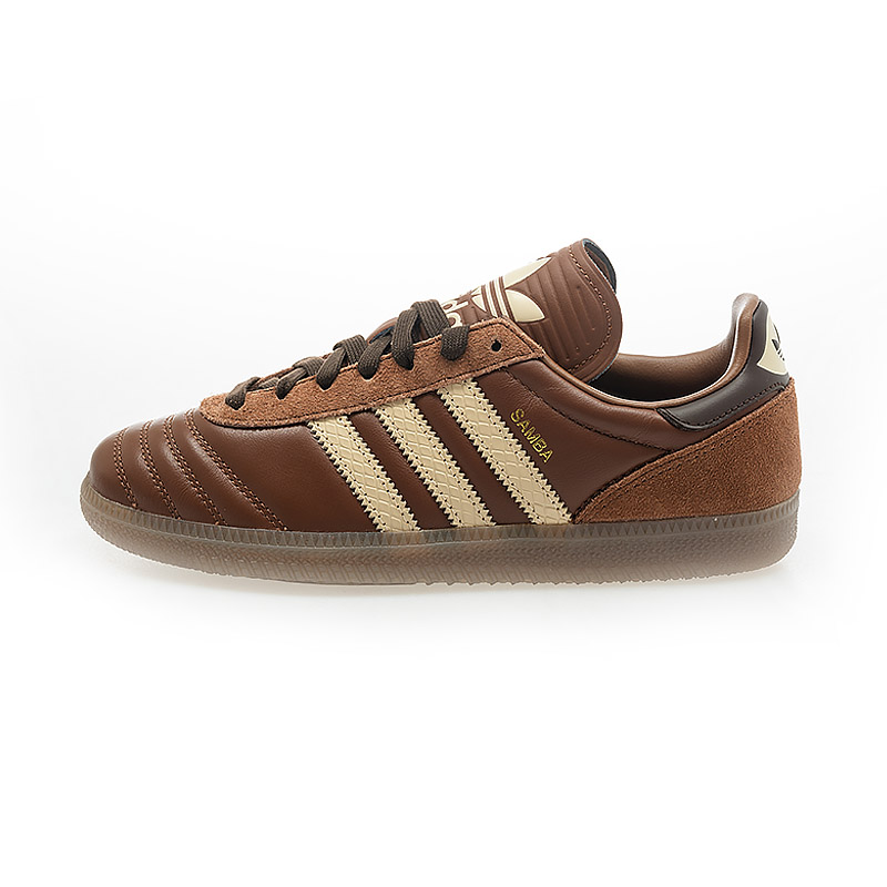 adidas 愛迪達 男女鞋 SAMBA JP 復古休閒鞋 咖色 JR0962