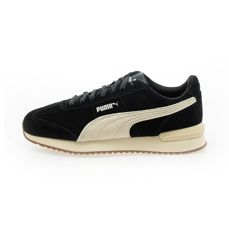 PUMA 彪馬 男女鞋 R78 WIND SD 麂皮 黑 休閒鞋 運動鞋 40266001